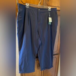 Halara Navy Blue cuffed pants